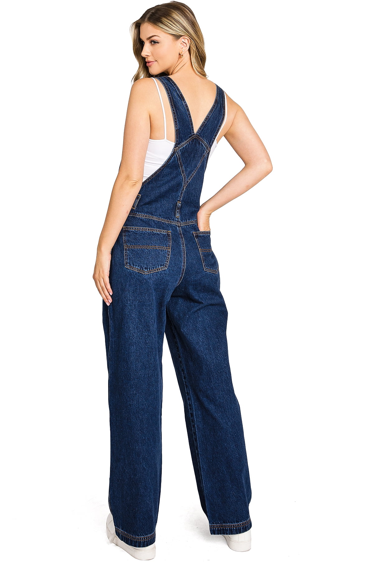 Buy FOREVER 21 Women Solid Denim Dungarees - Dungarees for Women 6795407 |  Myntra